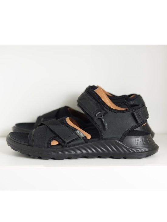 Men’s Sandals ECCO Sport Exowrap 3-Strap Sandal Black EU 44 US 10 10.5 UK 10 main image 6